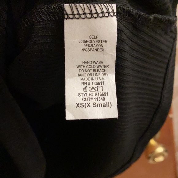 Nwt Pink lily black dress - Picture 5 of 5